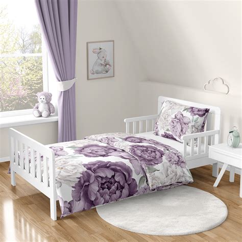 Toddler Bed Comforter Purple