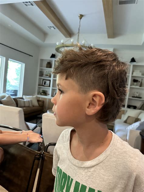 Toddler Boy Baseball Mullet