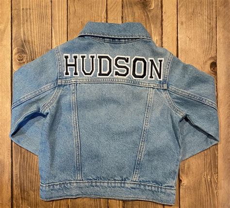 Toddler Boy Jacket With Name