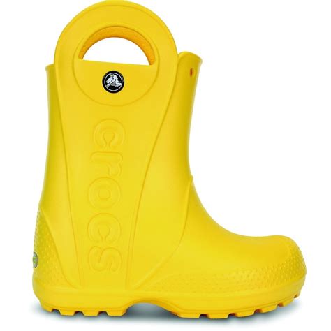 toddler crocs rain boots yellow