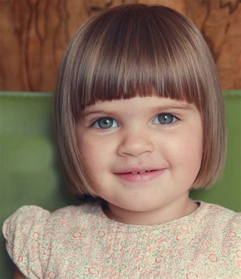 Unique Toddler Girl Short Haircuts With Bangs For New Style