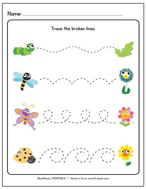 Toddler Printable Tracing Worksheets