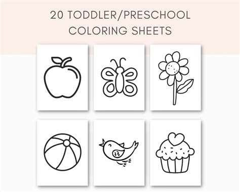 Toddler Simple Coloring Pages