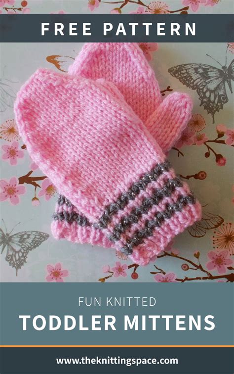 Toddlers Mittens Pattern