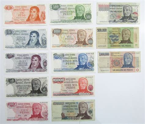 todos los billetes de argentina