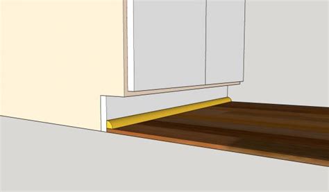 Toe Kick Quarter Round