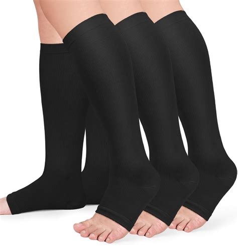 Toeless Graduated Compression Socks