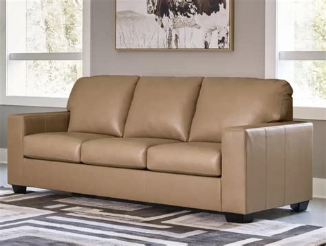 Toffee Leather Sofa