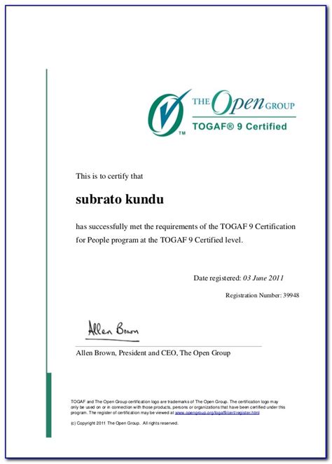 togaf 9 certification self study pack pdf