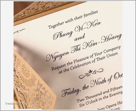 together with their families wedding invite