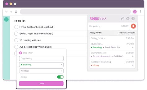 toggl track alternatives and competitors