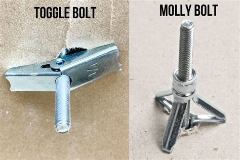 toggle anchors or molly bolts