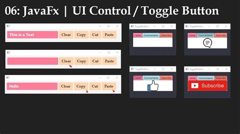 Toggle Button Event Javafx