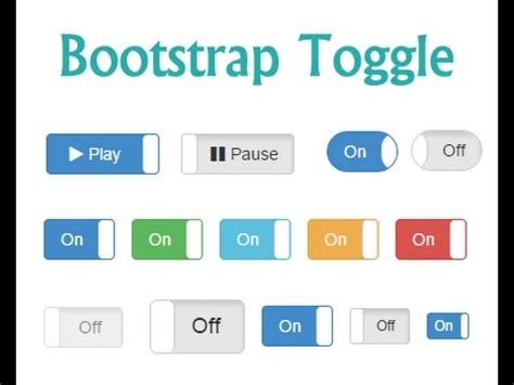 toggle button html bootstrap