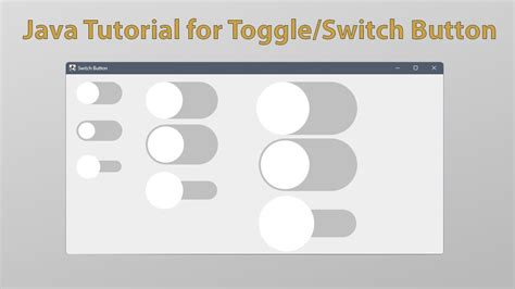 Toggle Button In Java