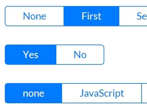 Toggle Button Javascript Example