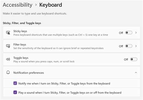 Toggle Button Keyboard Accessibility