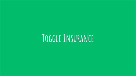 toggle insurance quote