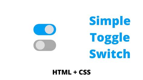 Toggle Switch Html