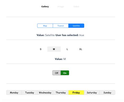 Toggle Switch Javascript Example
