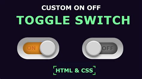 toggle switch onoff css