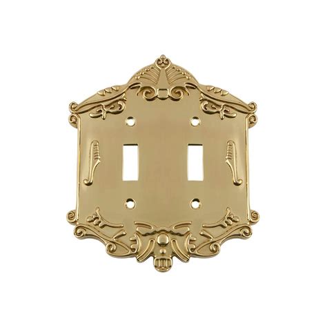 Toggle Wall Plate Brass