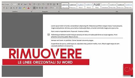 Inserire linea orizzontale o verticale in Word – DocTools