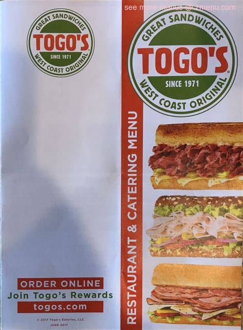 togo's sandwiches gilroy ca