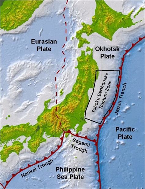 tohoku earthquake 2011 type of plate boundary