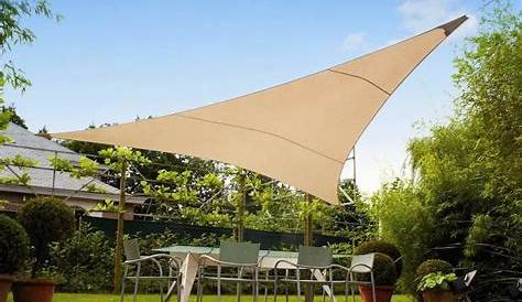 toiles parasol triangulaires Agencement de jardin aux