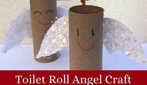 Toilet Paper Tube Angel | Diy christmas decorations with toilet rolls