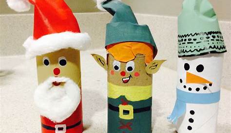 Toilet Paper Roll Santa | Diy crafts, Crafts, Christmas diy