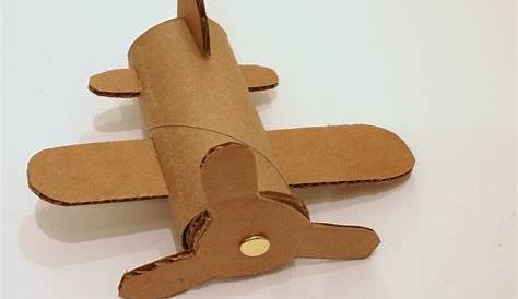 Toilet Paper Roll Plane Reedited Airplane Made From A