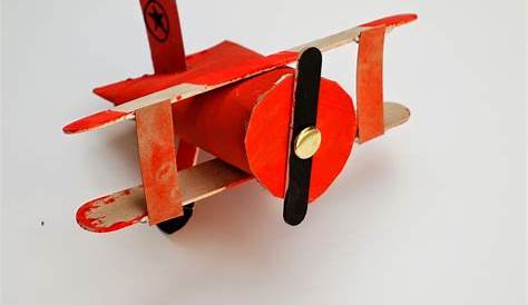 Toilet Roll Plane Airplane Made From A Paper YouTube