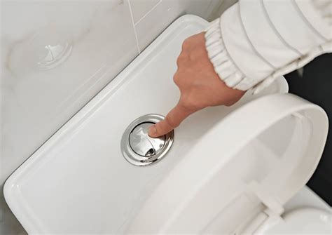 Toilet Button Gets Stuck