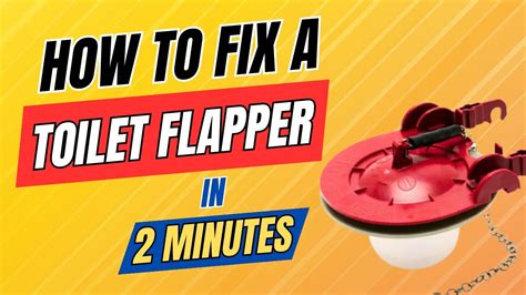 Toilet Flapper Min Max Settings