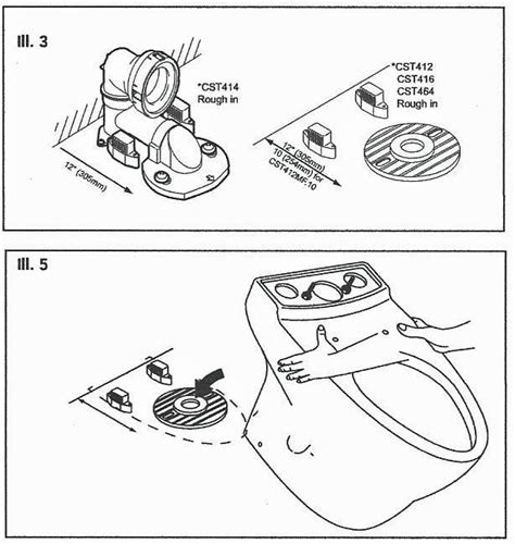 Toilet Installation Template