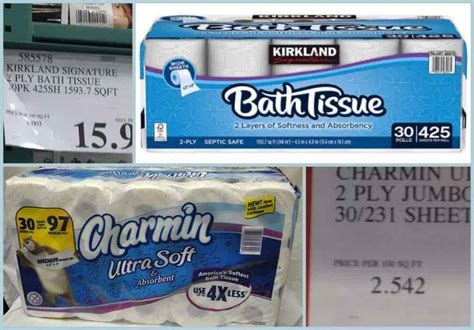 toilet paper price comparison