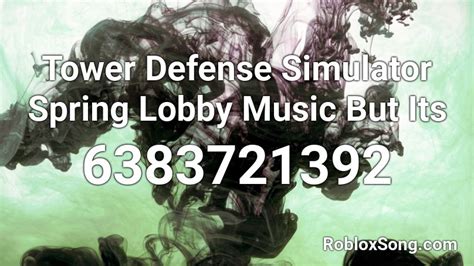 toilet tower defense lobby music id