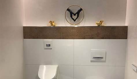 Moderne Toilette fürs Gäste WC Moderne toilette