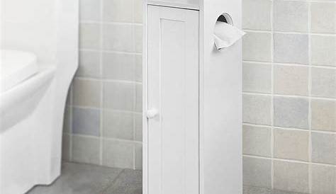 Toilettenpapierhalter mit Schranktür 80x15x15cm