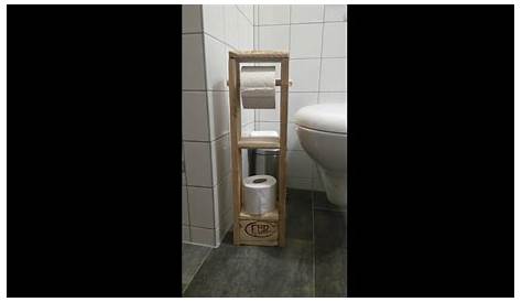 Toilettenpapierhalter Holz Selber Machen Palettenmöbel Geschenk Idee