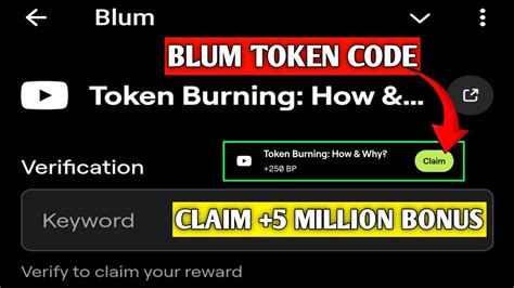 token burning how & why blum code