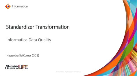 Token Standardizer Transformation In Informatica