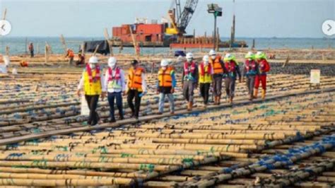 tol semarang demak pakai bambu