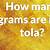 tola is how many grams