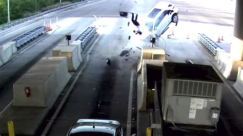 toll booth accident today