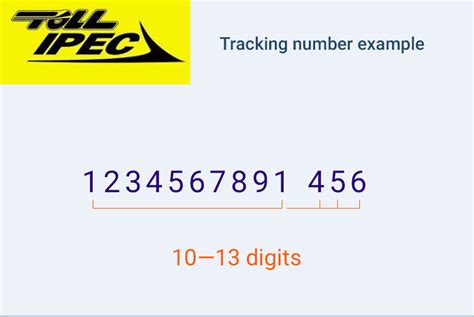 toll ipec tracking contact number