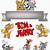tom and jerry cake topper printable