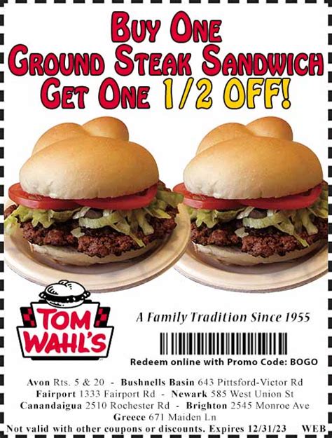 How To Use Tom Wahl's Coupon To Get Delicious Deals